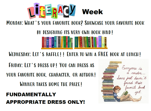 Literacy week flyer